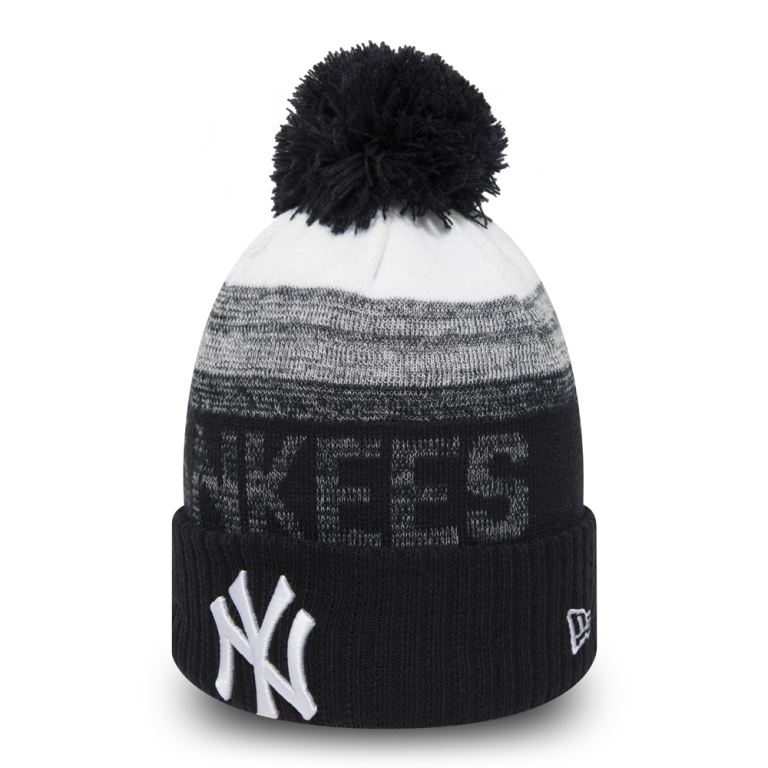 Gorras New Era Beanies Azules - New York Yankees Bobble Cuff 38506FYWX